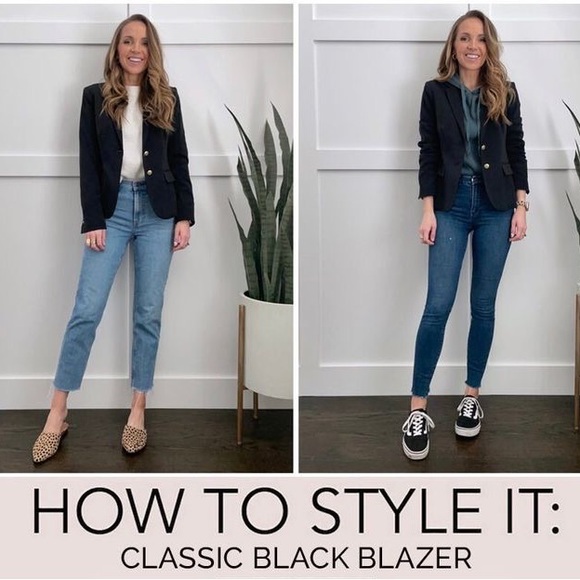 Gap Two Button Black Blazer - Picture 12 of 16